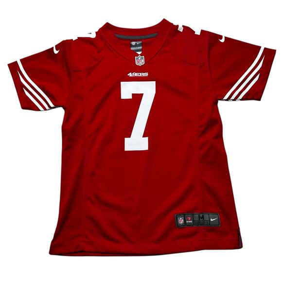 NFL On Field San Francisco 49ers Kaepernick Jersey Youth Medium Nike Football - Picture 1 of 11